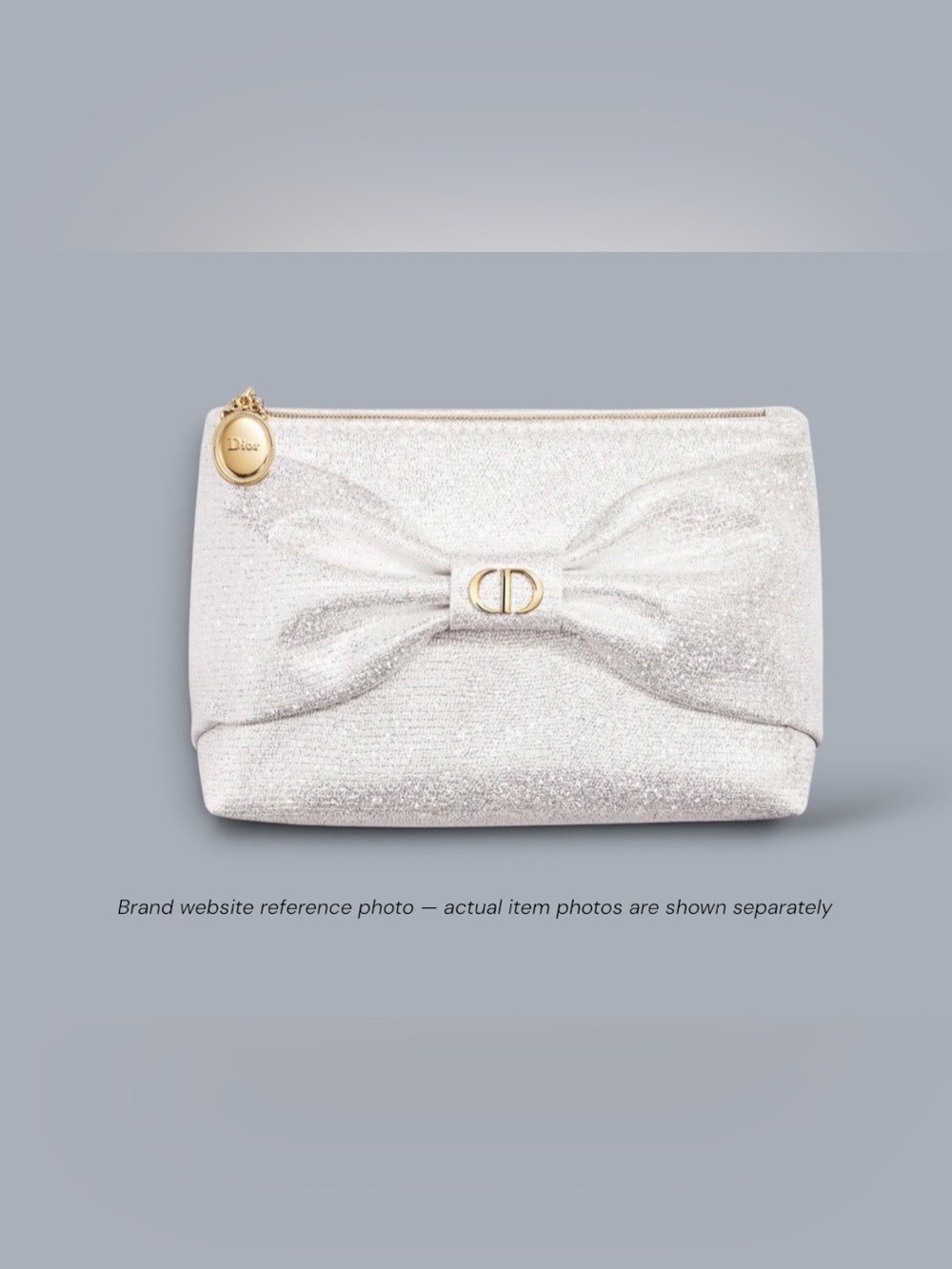 Dior Holiday Pearl White Bow and box only